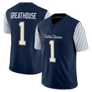 Jaden Greathouse Jersey #1 Notre Dame Fighting Irish 2018 Shamrock Series All Stitched