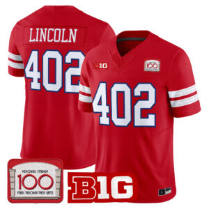 Lincoln Jersey #402 Nebraska Cornhuskers Memorial Stadium 100th Anniversary All Stitched