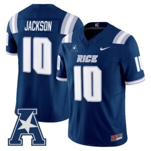 Quinton Jackson Jersey #10 Rice Owls 2026 All Stitched