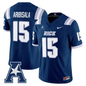 Matthew Aribisala Jersey #15 Rice Owls 2026 All Stitched