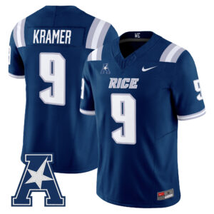 Tommy Kramer Jersey #9 Rice Owls 2026 All Stitched