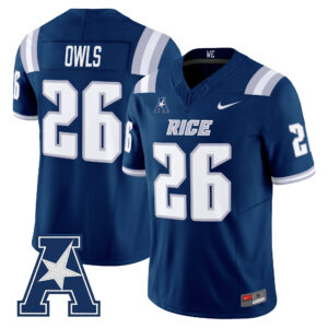 Rice Owls Jersey #26 Rice Owls 2026 All Stitched