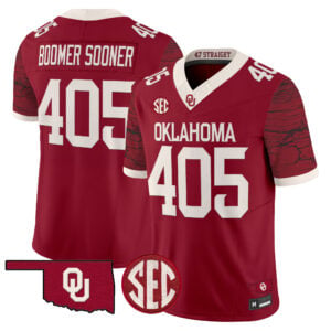 Boomer Sooner Jersey #405 Oklahoma Sooners Rough Rider All Stitched