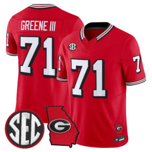 Earnest Greene III Jersey #71 Georgia Bulldogs 1995 Throwback All Stitched