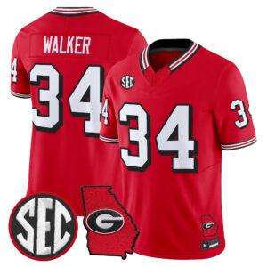 Herschel Walker Jersey #34 Georgia Bulldogs 1995 Throwback All Stitched