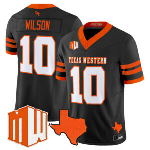 Jayden Wilson Jersey #10 UTEP Miners 2026 Going Dark in the Sun City All Stitched
