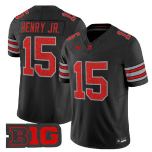 Chris Henry Jr. Jersey #15 Ohio State Buckeyes Glitter All Stitched