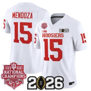 Fernando Mendoza Jersey #15 Indiana Hoosiers Glitter All Stitched
