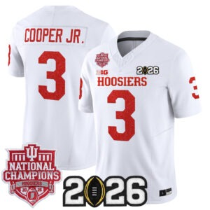 Omar Cooper Jr. Jersey #3 Indiana Hoosiers Glitter All Stitched