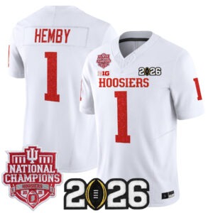 Roman Hemby Jersey #1 Indiana Hoosiers Glitter All Stitched
