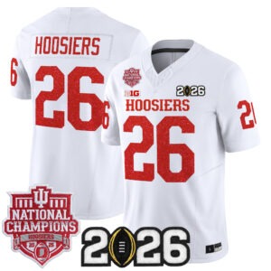 Hoosiers Jersey #26 Indiana Hoosiers Glitter All Stitched