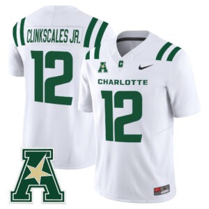 CJ Clinkscales Jr. Jersey #12 Charlotte 49ers 2026 All Stitched