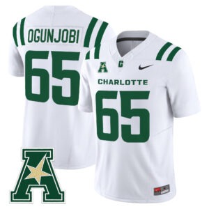 Larry Ogunjobi Jersey #65 Charlotte 49ers 2026 All Stitched