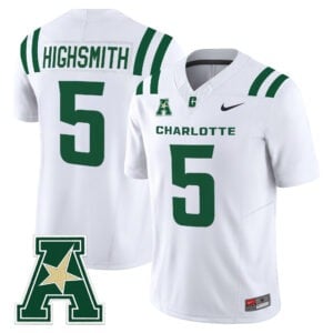 Alex Highsmith Jersey #5 Charlotte 49ers 2026 All Stitched