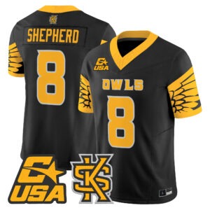 Xavier Shepherd Jersey #8 Kennesaw State Owls 2026 All Stitched