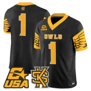 Team Jersey #1 Kennesaw State Owls 2026 All Stitched