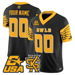 Kennesaw State Owls 2026 Vapor Limited Custom Jersey - All Stitched