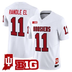 Randle El Jersey #11 Indiana Hoosiers 90s Throwback Indiana State Patch All Stitched