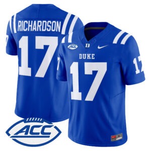 Jared Richardson Jersey #17 Duke Blue Devils 2026 All Stitched
