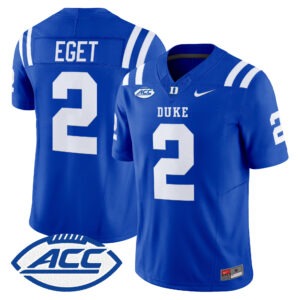 Walker Eget Jersey #2 Duke Blue Devils 2026 All Stitched