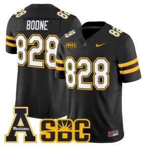 Boone Jersey #828 App State Mountaineers 2026 All Stitched