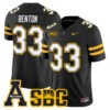 Aiden Benton Jersey #33 App State Mountaineers 2026 All Stitched
