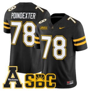 Tyriq Poindexter Jersey #78 App State Mountaineers 2026 All Stitched