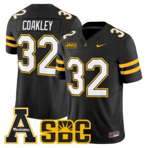 Dexter Coakley Jersey #32 App State Mountaineers 2026 All Stitched