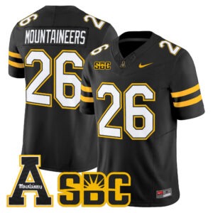 Mountaineers Jersey #26 App State Mountaineers 2026 All Stitched