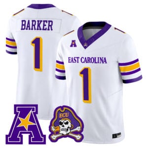 Jackson Barker Jersey #1 East Carolina Pirates 2026 All Stitched