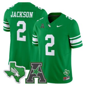 Tayven Jackson Jersey #2 North Texas Mean Green 2026 All Stitched