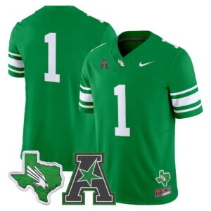 Team Jersey #1 North Texas Mean Green 2026 All Stitched