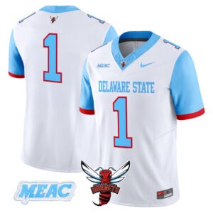 Team Jersey #1 Delaware State Hornets 2026 All Stitched
