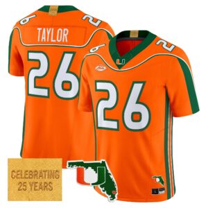 Miami Hurricanes 2001 Throwback Vapor Limited Jersey - Florida Patch - All Stitched