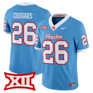 Cougars Jersey #26 Houston Cougars 2026 All Stitched