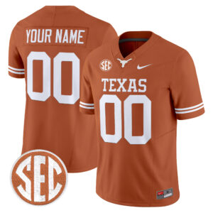 Texas Longhorns 2026 Vapor Limited Custom Jersey - All Stitched