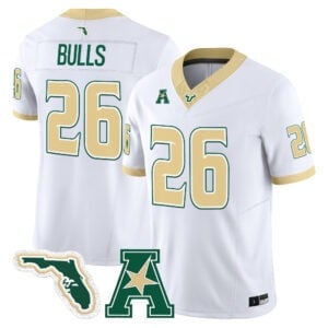 Bulls Jersey #26 South Florida Bulls The Gold Standard All Stitched