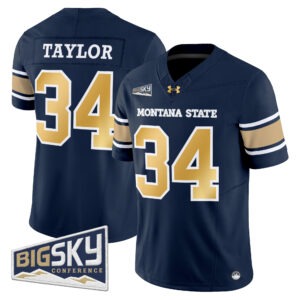 Cole Taylor Jersey #34 Montana State Bobcats 2026 Special Edition All Stitched