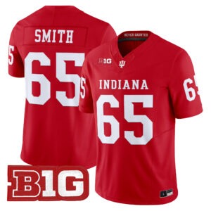 Carter Smith Jersey #65 Indiana Hoosiers 2026 All Stitched