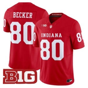 Charlie Becker Jersey #80 Indiana Hoosiers 2026 All Stitched