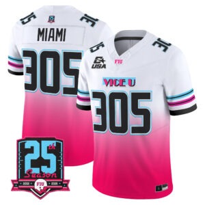Miami Jersey #305 Florida International Panthers 2026 Pink Vice All Stitched