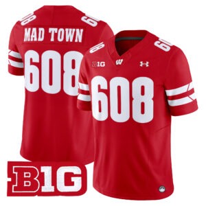 Mad Town Jersey #608 Wisconsin Badgers 2026 All Stitched