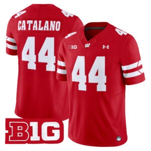 Cooper Catalano Jersey #44 Wisconsin Badgers 2026 All Stitched