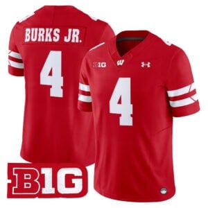 Marvin Burks Jr. Jersey #4 Wisconsin Badgers 2026 All Stitched