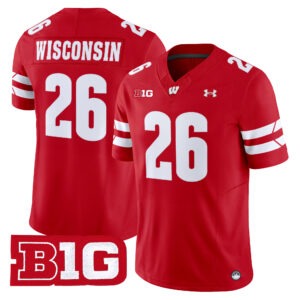 Wisconsin Jersey #26 Wisconsin Badgers 2026 All Stitched