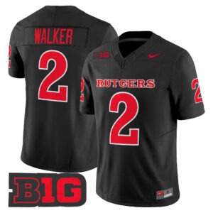 Moses Walker Jersey #2 Rutgers Scarlet Knights 2026 All Stitched