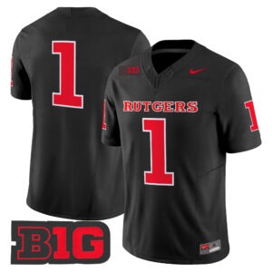Team Jersey #1 Rutgers Scarlet Knights 2026 All Stitched