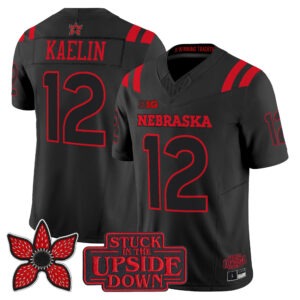 Daniel Kaelin Jersey #12 Nebraska Cornhuskers Stranger Things Edition All Stitched
