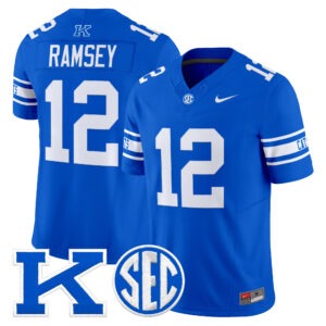 Derrick Ramsey Jersey #12 Kentucky Wildcats Power K All Stitched