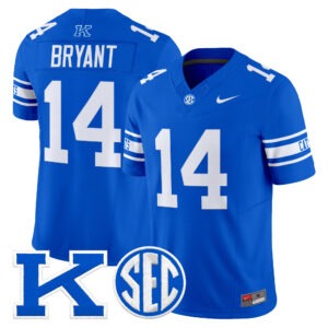 Ty Bryant Jersey #14 Kentucky Wildcats Power K All Stitched